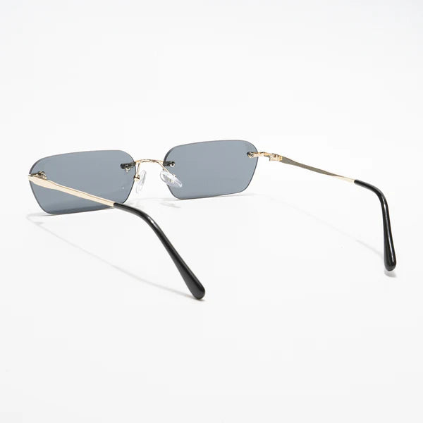 Underdog | Black Rimless Rectangle Sunglasses MG3786