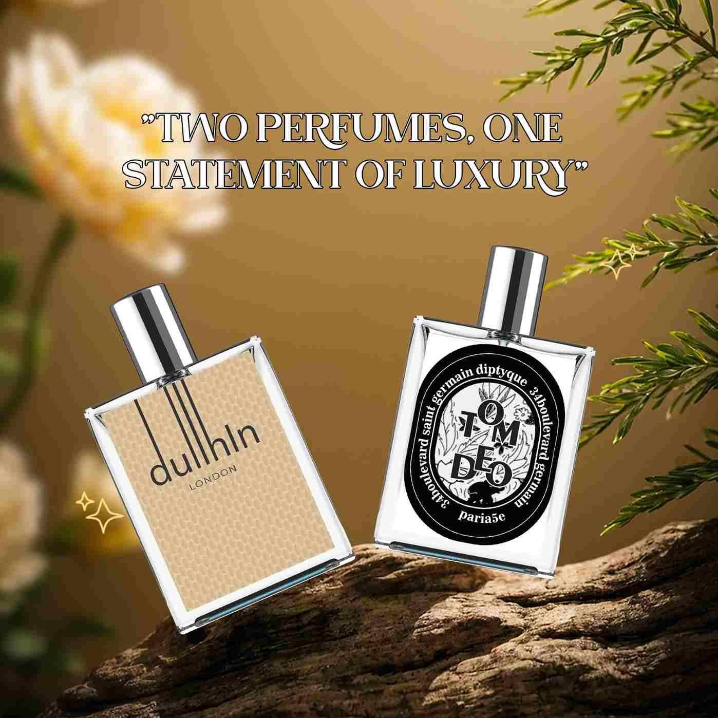 Inspired Perfume Combo: Diptyque Tam Dao & Dunhill Icon Elite used by the King of Bollywood, SRK