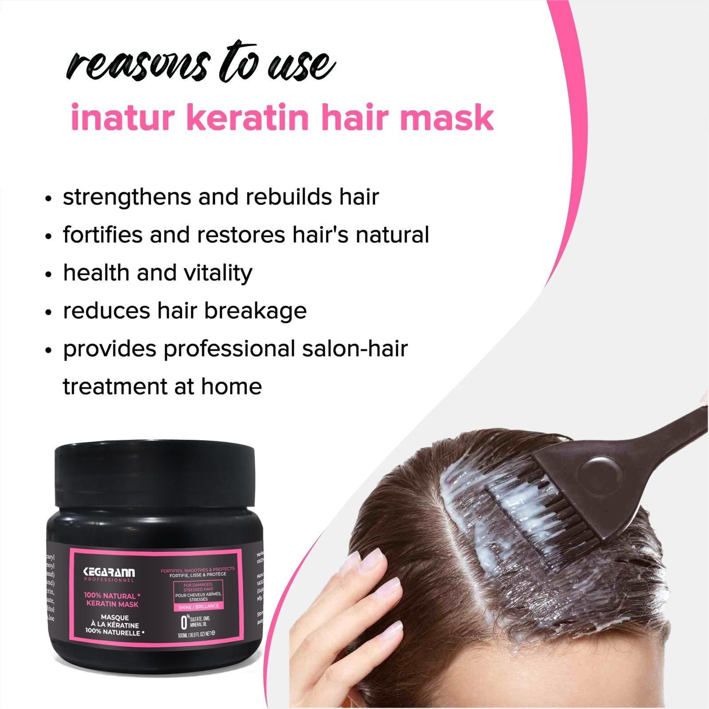 Condition & Repair Mask Intensely Hydrates | Adds Shine & Volume | For Rough & Damaged Hair