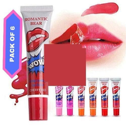 Beauty Red Wow Makeup Matte Lip Gloss