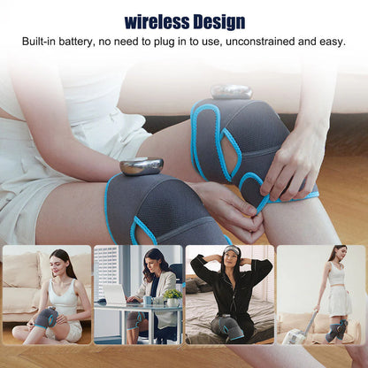 Smart Knee Massager with Heating & Vibrations Technology