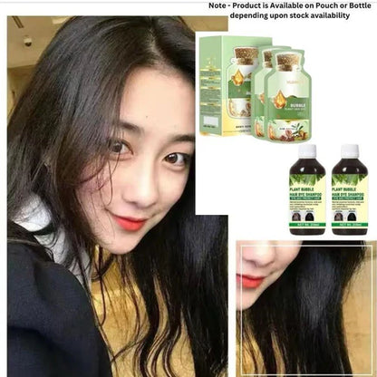 Keragain Hair Color Shampoo Natural Plant Hair Dye.Pouch BUY 1 GET 1 FREE 😍 ⭐⭐⭐⭐⭐ 74995+ Reviews& Color Protecting Hair Serum